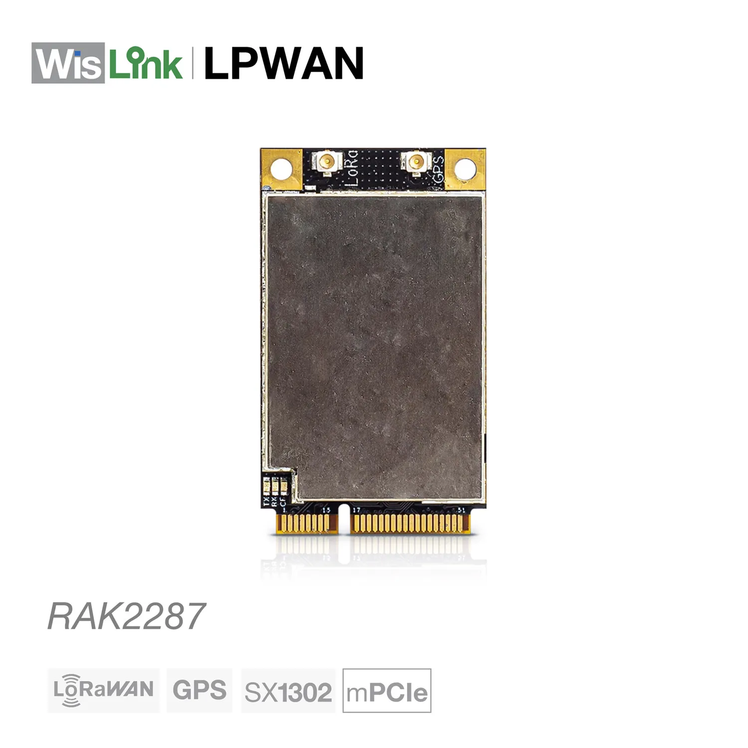 RAK2287 LoRaWAN Gateway Concentrator Module SX1302 LoRa Core (SPI USB GPS)