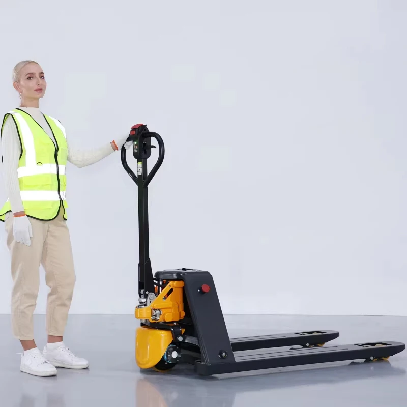 

Электрическая тележка для поддонов 1.5T/1.8T с грузоподъемностью, литий-ионная батарея 15 Ач повышенной емкости, электрический привод/подъемник (на заказ)