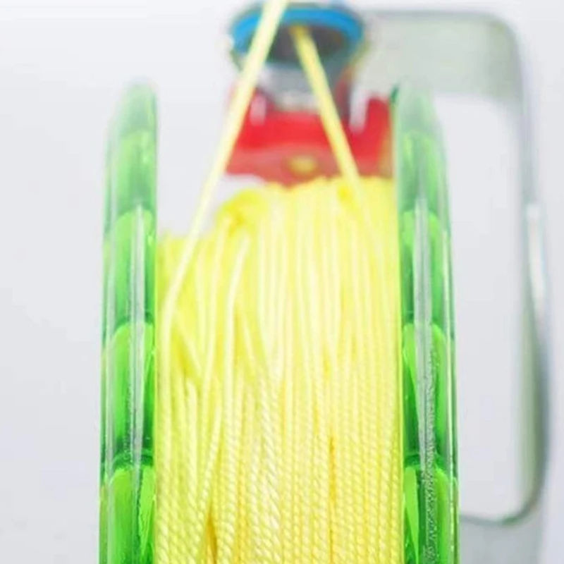 1 Stück 200/300/400 m Kite Reel Winder Fire Wheel String Flying Handle Tool String Line Outdoor Round Blue für Fying Kites – Detail 10