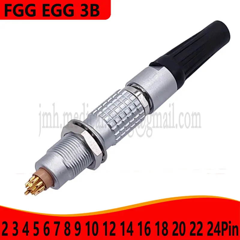 

FGG/EGG.3B.2 3 4 5 6 7 8 10 12 14 16 P Push-pull Self-locking Metal Quick Plug And Socket Connector For Audio Video Transmission