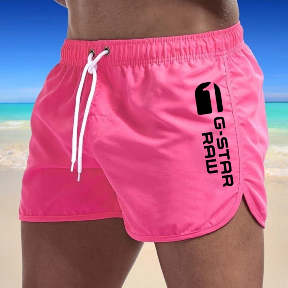 Men\'s Shorts Swimwear Man Swimsuit Swimming Trunks Sexy Beach Shorts Surf Board Male Summer Breathable Clothing Pants (9colors)