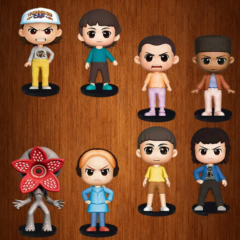 8 Styles Stranger Figure Eleven Dustin Barb Steve Demogorgon Action Figures Toys THINGS Action Figures Dolls Toys Gift for Kids