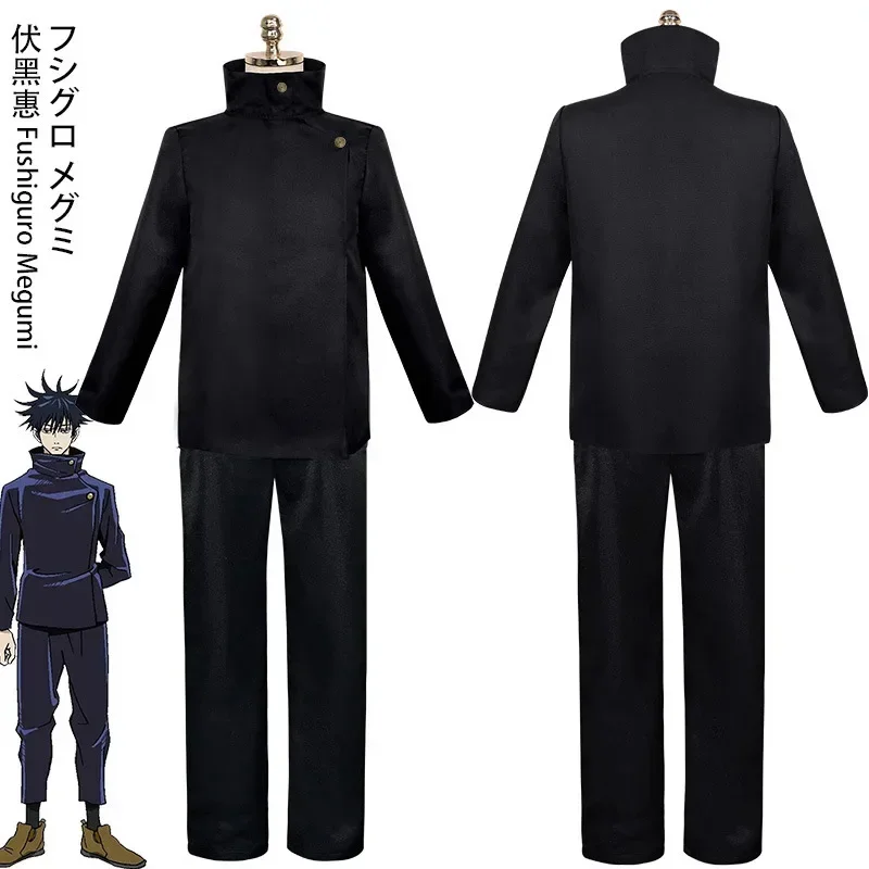 Jujutsu Kaisen Cosplay Kostuum Yuji Itadori Megumi Fushiguro Mannen School Uniform Pakken Halloween Accessoires Cosplay Costumes