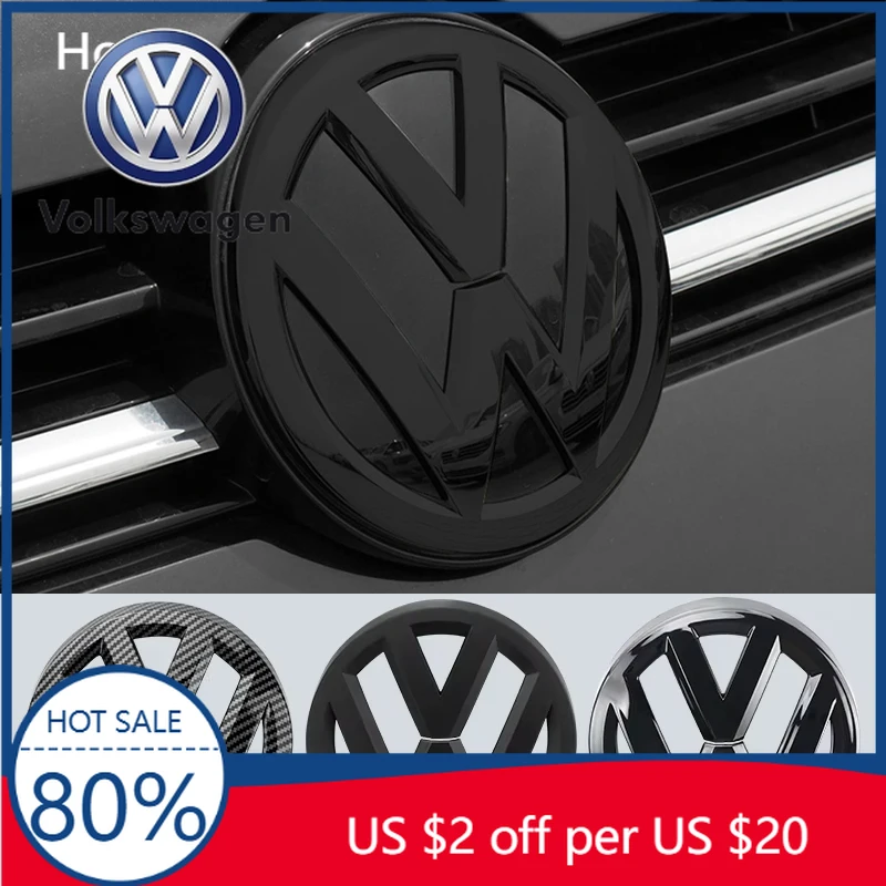 

Горячая новинка 2026: 2 шт. эмблемы-наклейки на переднюю решетку радиатора для Volkswagen VW Golf 5 MK5 GTI 129м