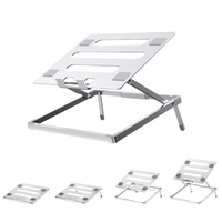 Laptop Stand Height To 17.3 Inch Adjustable Laptop Riser Aluminum Portable Laptop Holder Height Notebook Bracket for Desk New