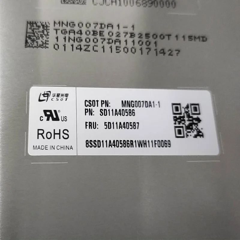 NE160QDM-NY1 NE160QDM-NY3 MNG007DA1-1 MNG007DA1-8 Matriz LCD Tela de 160 "QHD 165Hz 2.5K 2560*1600 40Pin Para R9000P R9000K