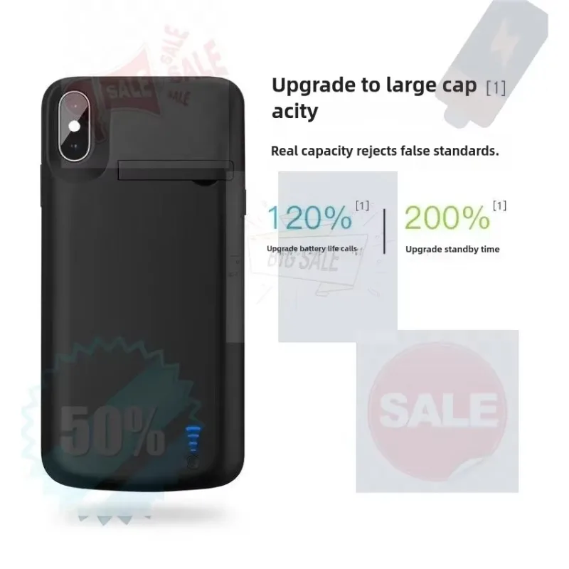 SWZY Battery Charger Case for IPhone 12 11 Pro Max 12 Mini Power Bank Charging Case with Audio for IPhone X XS Max XR 6 S 6s 7 8