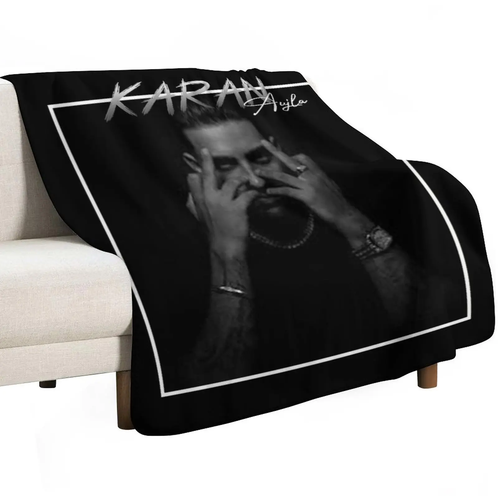 Vintage Photography Karan Aujla Everything You Know Throw Blanket anime Softest manga Vintage Furry Retros Blankets