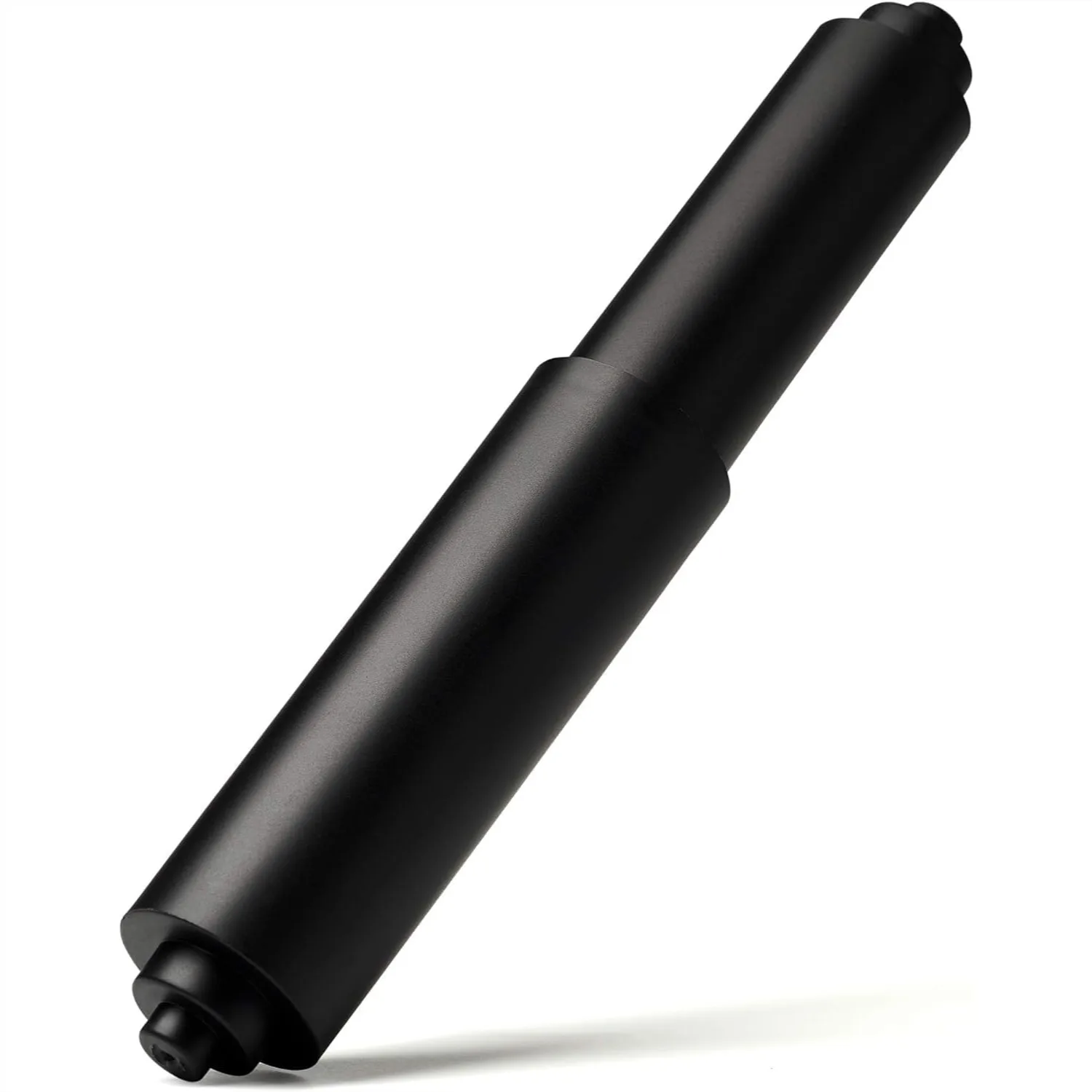 

Universal Plastic Spring Loaded Toilet Paper Roll Holder Replacement Rod, Black, Easy Install for Standard Dispensers