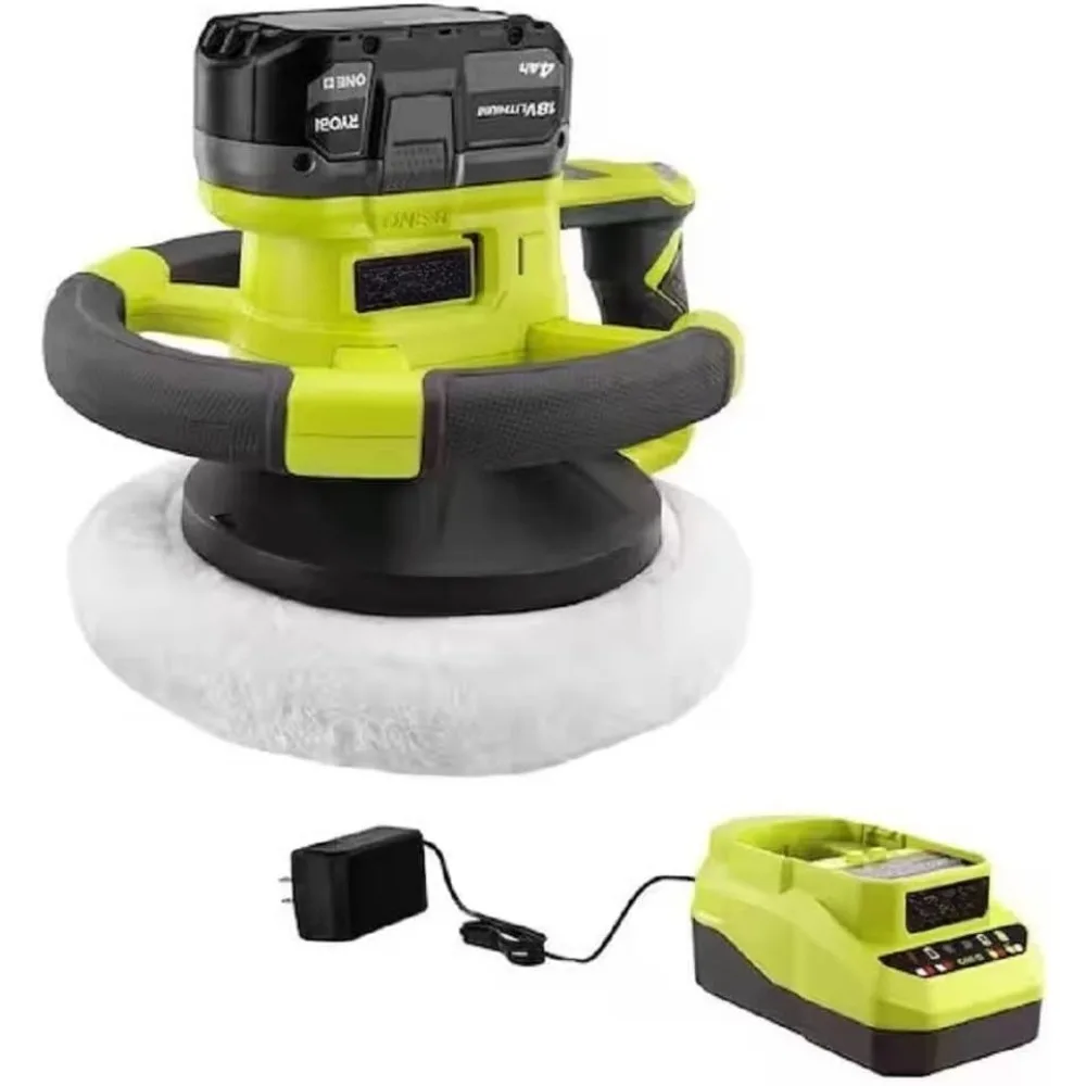 

18V Cordless 10 in. Variable Speed Random Orbit Buffer Kit with 4.0 Ah Battery and Charger