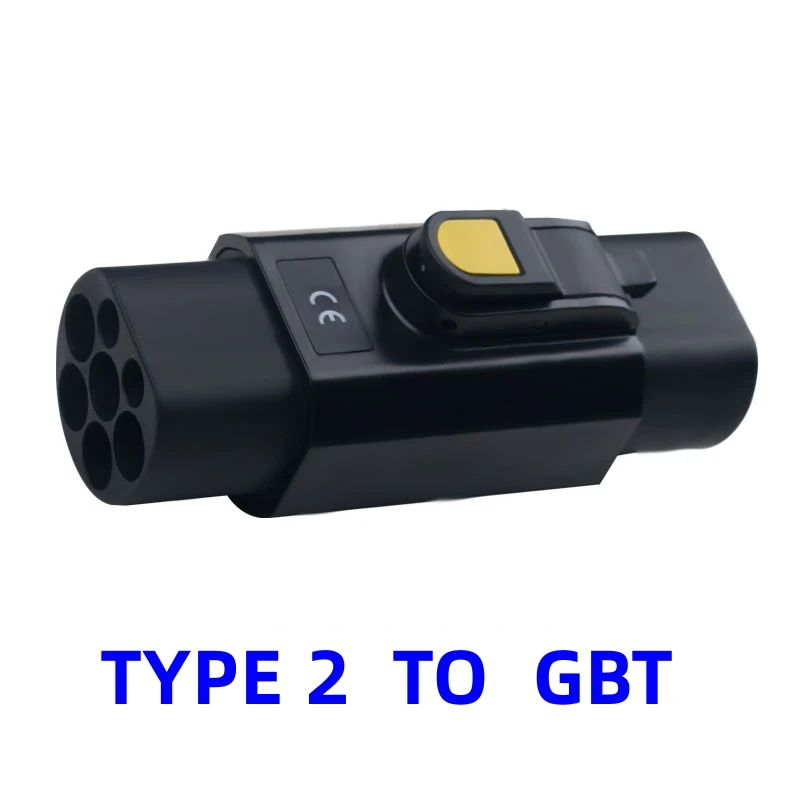 

Type 2 to GBT Adapter 32A 7.2/22KW EV Charger Adapter Type2 to GBT China Standard Eletric Vehicle Converter For Chinese Car