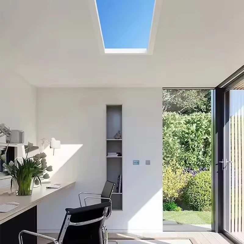 Smart Home Artificial Virtual Led Skylight Remote Control Recessed Sky Lamp Indoor Led Ceiling Wifi APP Remote Control
