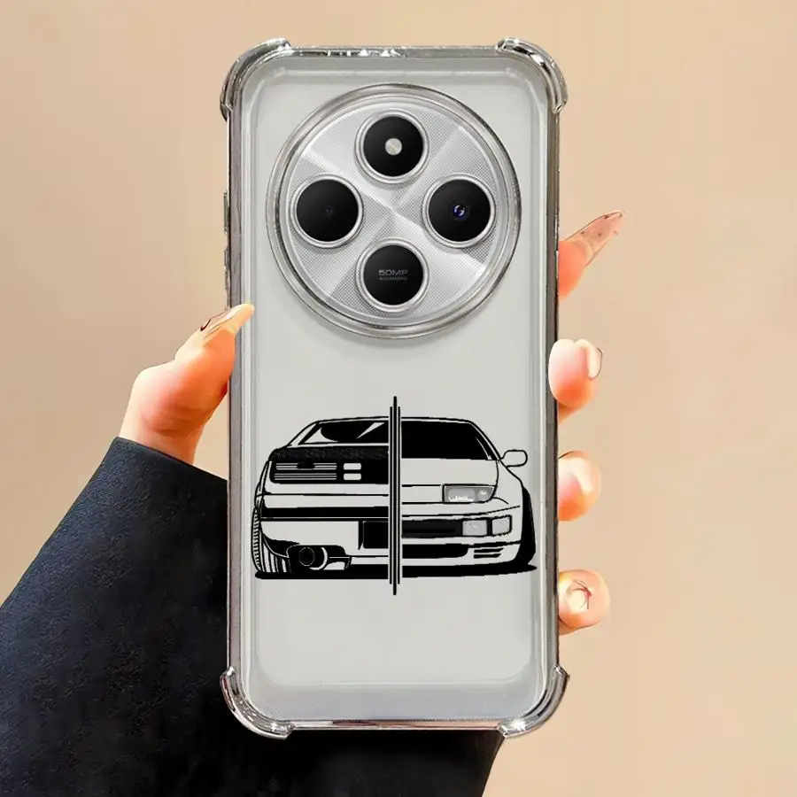 Мягкий чехол для Xiaomi Redmi K80 Pro A5 K80 5G 13C A3 A3X 14C Cool Super Car