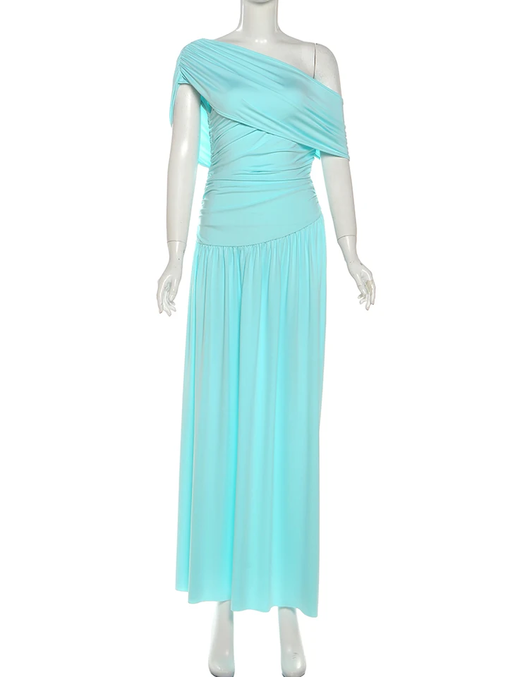 infinity dress tiffany blue TDY Dusty Blue Maxi Infinity Dress main image 0