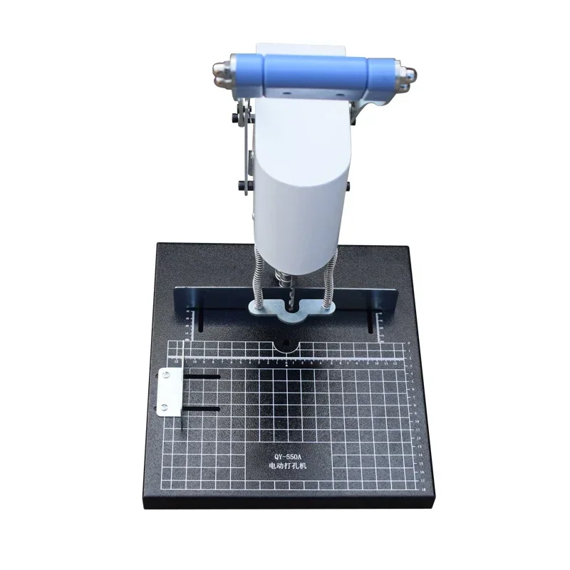 2025 Electric Hole Punch File Stapler Paper Book Cover Binding Machine Round Hole Punch Craft Machinery Office Stationery