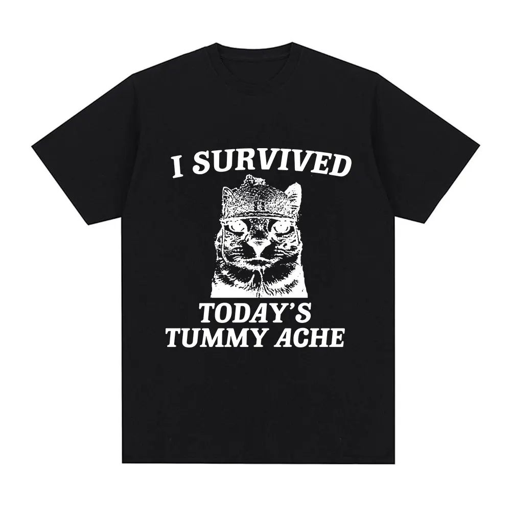 Funny Meme Cat Graphic T Shirt Helmet Kitten Fire Slogan Print Humor Streetwear Short Sleeve Animal Lover Trendy Daily Tops Gift view 3