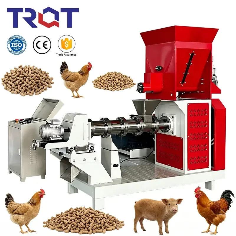 Multifunctional Single Screw Floating Fish Feed Machine Pet Food Extruder for Cat Dog