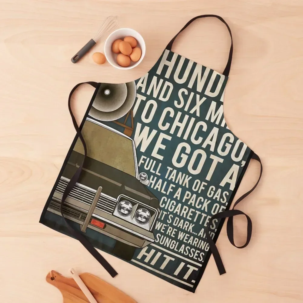 

Blues Brothers Classic Apron Women's Kitchen Customizable Woman For Women Kitchen Items For Home Apron