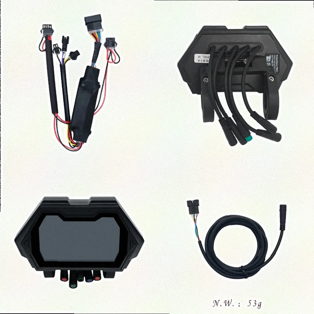 For Rainy Day Riding Electric Scooter Kit Waterproof Instrument Panels Kit Electric Scooter Aluminum Alloy Build