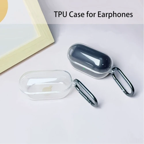 Imagen 2 del producto Funda protectora transparente de tpu para auriculares inalámbricos Sony WF-C710N, funda protectora a prueba de golpes