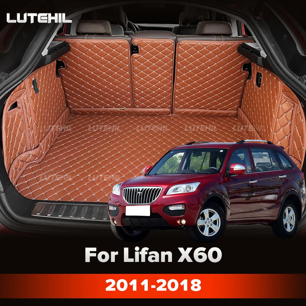 Cargo Liner For Lifan X60 2011-2018 17 16 15 Car Trunk Mats Carpet With Backrest Protectors Cargo Mats Accessories Waterproof