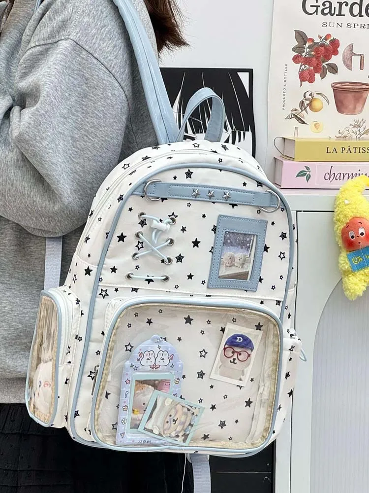 Kawaii Starry Harajuku Pastel Ita Backpack