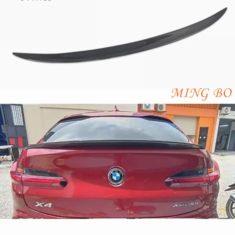 

FOR BMW X4 G02/X4M F98 P Style Carbon fiber Rear Spoiler Trunk wing 2018-2023 FRP Forged carbon