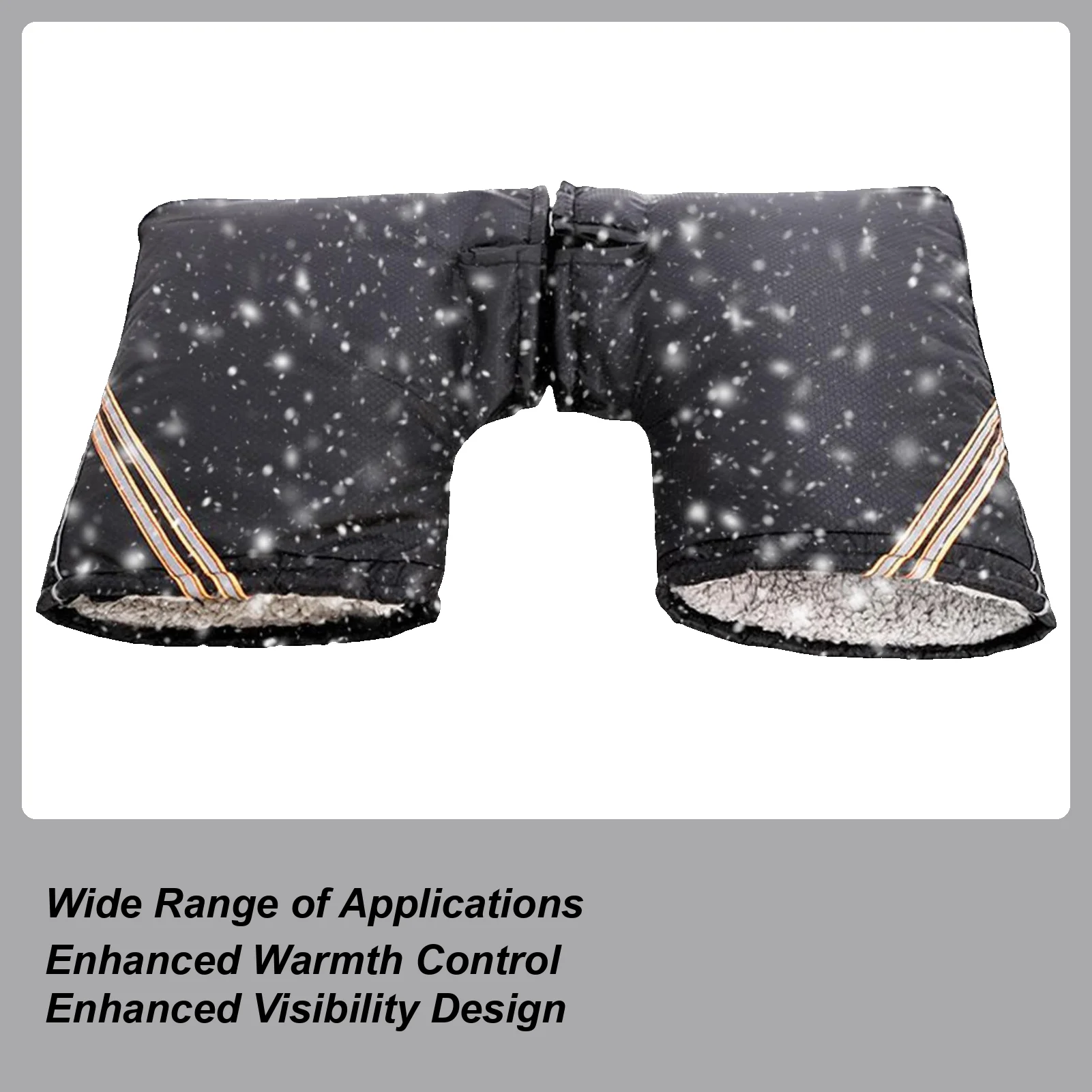 

Зимние мотоциклетные перчатки на руль, светоотражающие водонепроницаемые муфты для рук, ветрозащитные теплые муфты на руль для холодной погоды, мужчины и женщины