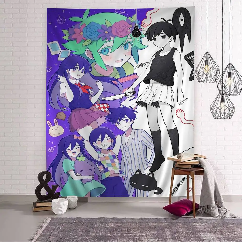 أمين أوموري لتقوم بها بنفسك نسيج الجدار الفن الخيال العلمي غرفة ديكور المنزل جدار ديكور فني #6