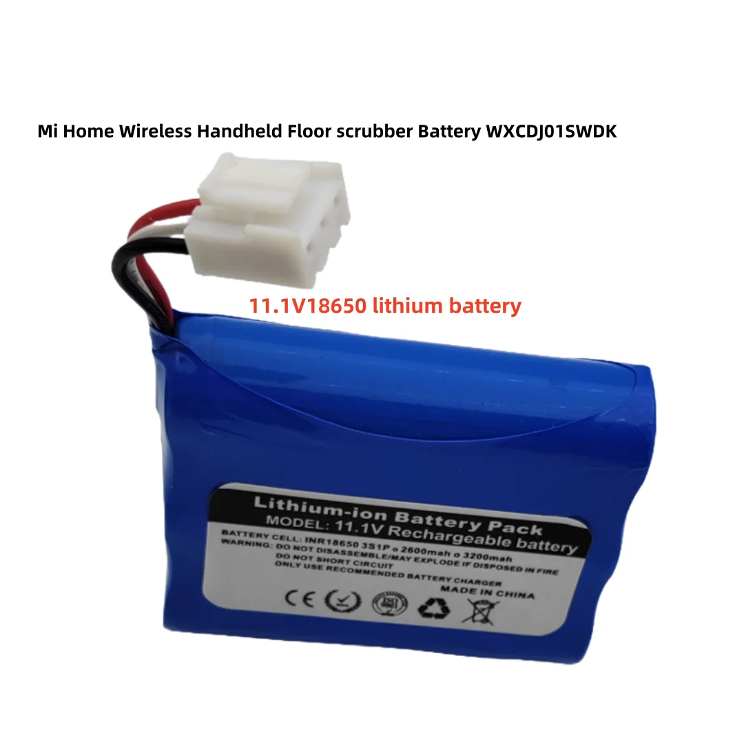 

Аккумулятор 11,1 В, 3500 мАч для Mi Home, беспроводной ручной скребок для пола WXCDJ01SWDK 18650, запасные аккумуляторы