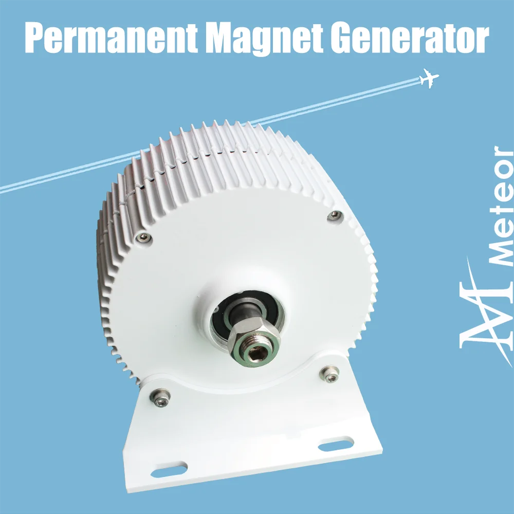 Generatore a magnete permanente Gearless 600w 1000w 12V 24V 48V turbina ad acqua eolica a energia sostenibile a bassa velocità di avviamento per uso domestico