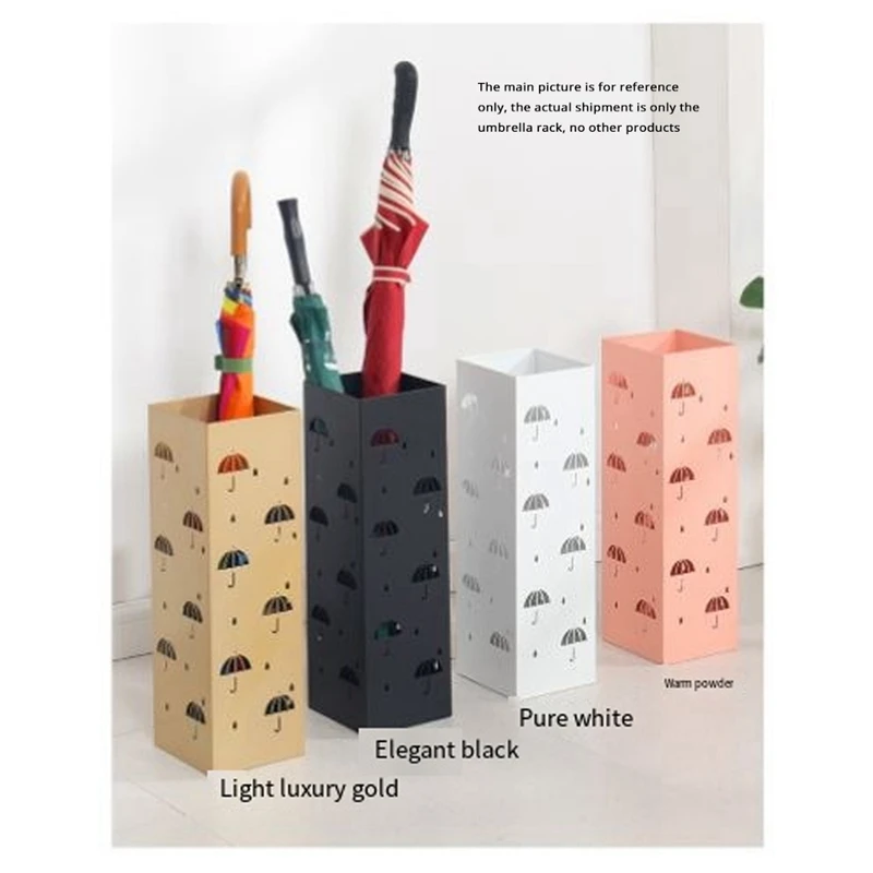 The Internet Celebrity Home Umbrella Bucket is Decorated By the Rust-Proof Umbrella Stand Entrance Gold-A73M