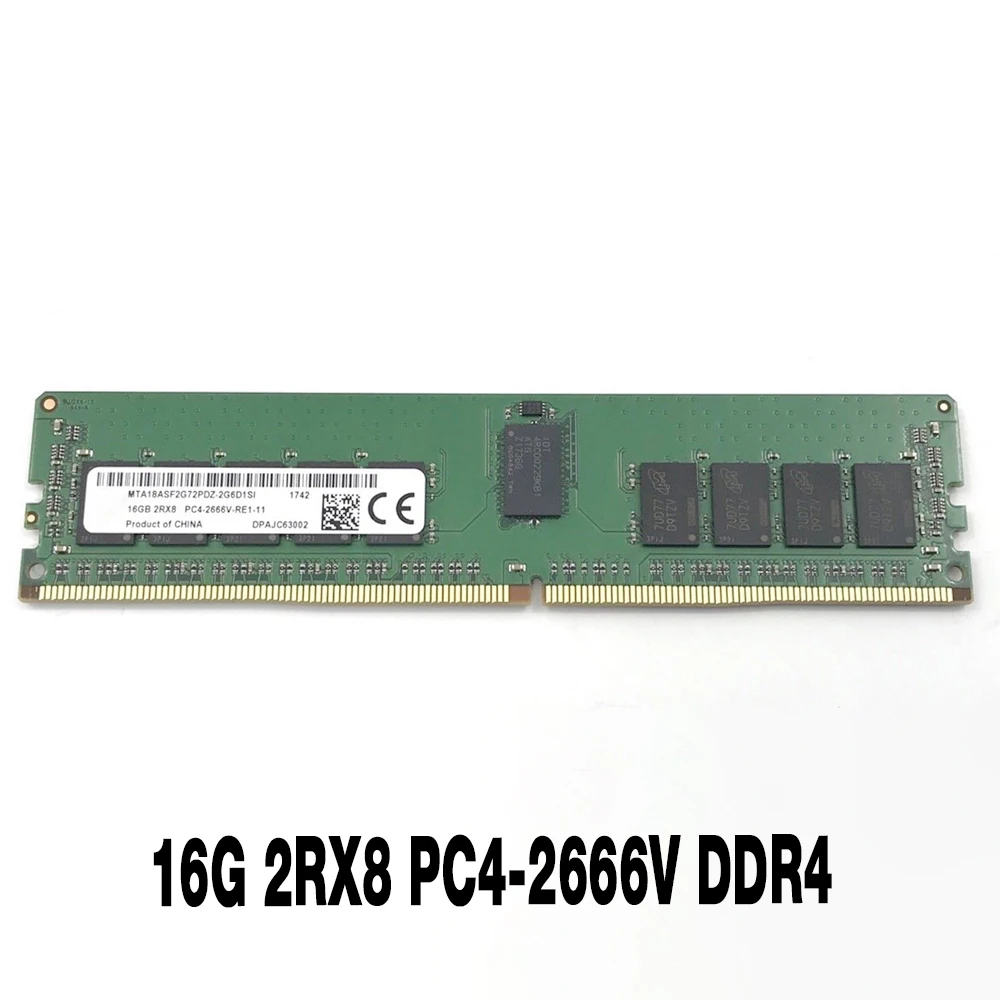 

1PCS 16GB REG RAM For MT Memory MTA18ASF2G72PDZ-2G6D1 16G 2RX8 PC4-2666V DDR4