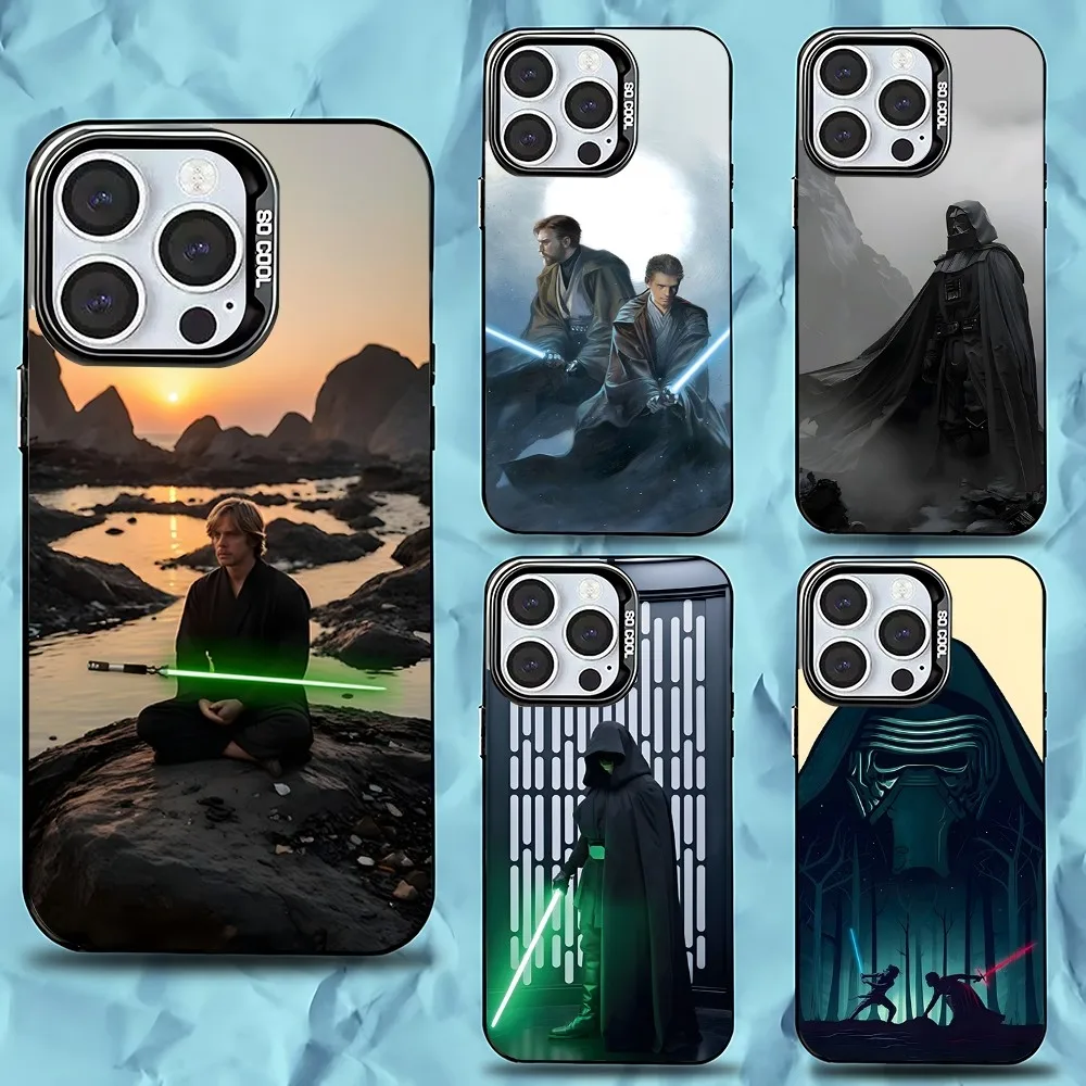 

O-Obi-Wan K-Kenobi Phone Case For iPhone 16,15,14,13,12,11,Pro,Max,Plus,Mini,XS,SE Anti Fall Black Matte Hard Bumper
