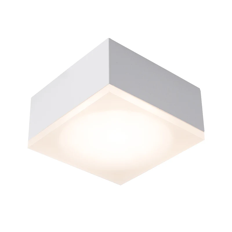 Panel de luz Led empotrado cuadrado, lámpara de techo montada en superficie de aluminio, 7W, 12W, Foco nórdico para sala de estar, cocina, hogar