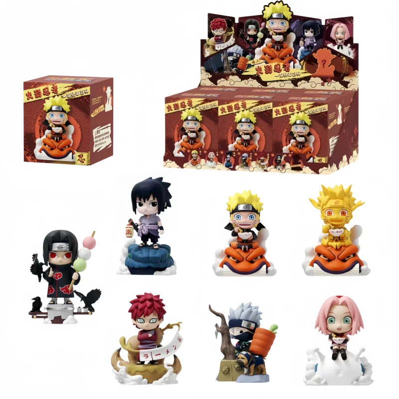 

Naruto Shippūden Lamian Noodle Themed Blind box Display Anime Action Figure Naruto Uzumaki Desktop Model Toy Birthday Gift