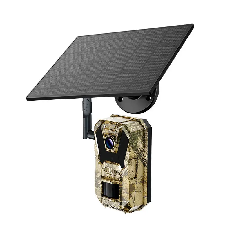 

EU 4G Lte Cellular Sim Card 4MP Battery Solar Outdoor Waterproof Hunting Trail PIR Motion Night Vision Wildlife Camera Ucon APP