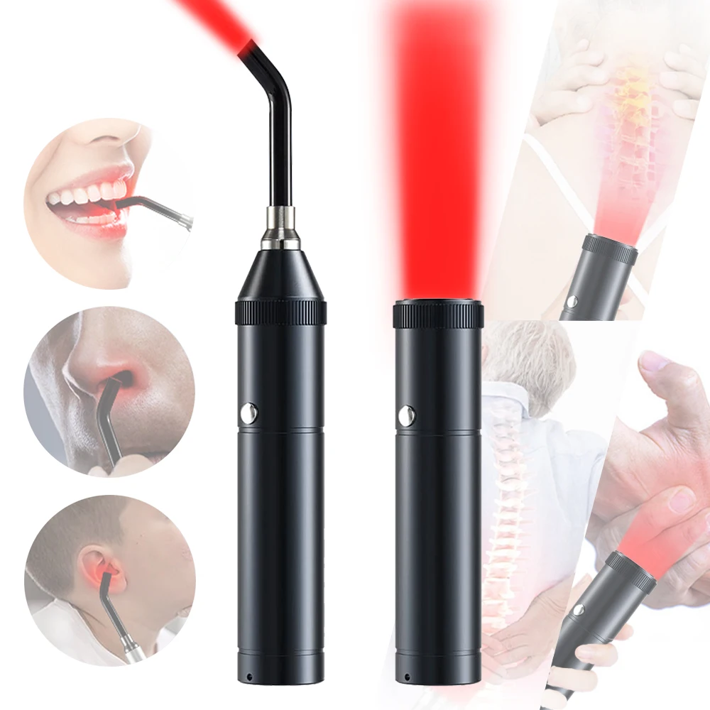 RESOXY Red Light Therapy Device for Pain Relief for Oral Ulcer Treatment Nearinfrared LED Light Therapy Device Skin Care Stick