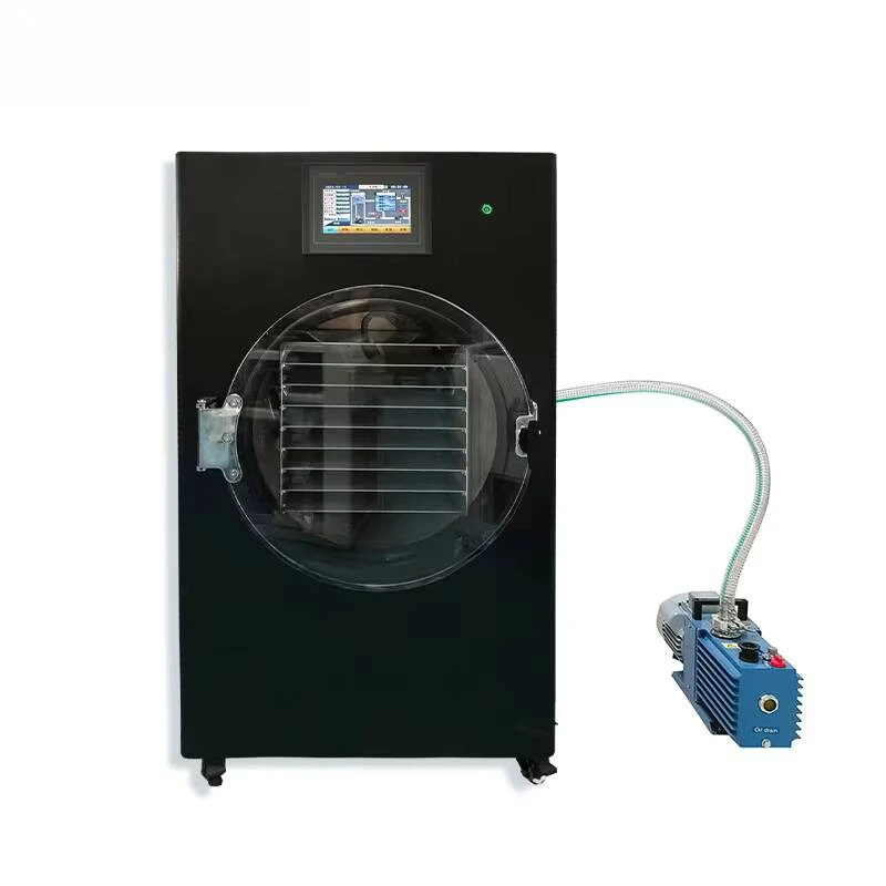 

Commercial Professional Home Use Small Scale Lyophilizer Machine Fruit Vegetable Candy Vacuum Freeze Dryer Australia