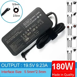 19.5V 9.23A 180W 5.5*2.5MM Laptop Ac Adapter Charger For Asus ROG Strix SCAR II Hero II GL503V GL504GS GL503 GL702VM i7-6700HQ