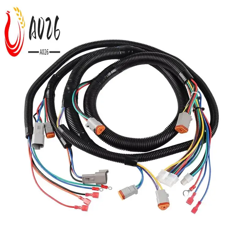 

A026-Controller Wire Harness Set For Golf Cart Club Car DS-Black 1510A-5251 Controller 102196601