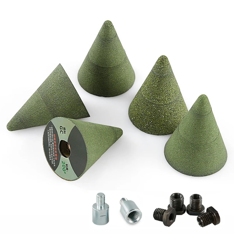 Tapered  Grinding Wheel Metal Polishing Block M10 Threaded Grinder Tools Accessories Sharpening Stone M14/16 Conversion Adapter