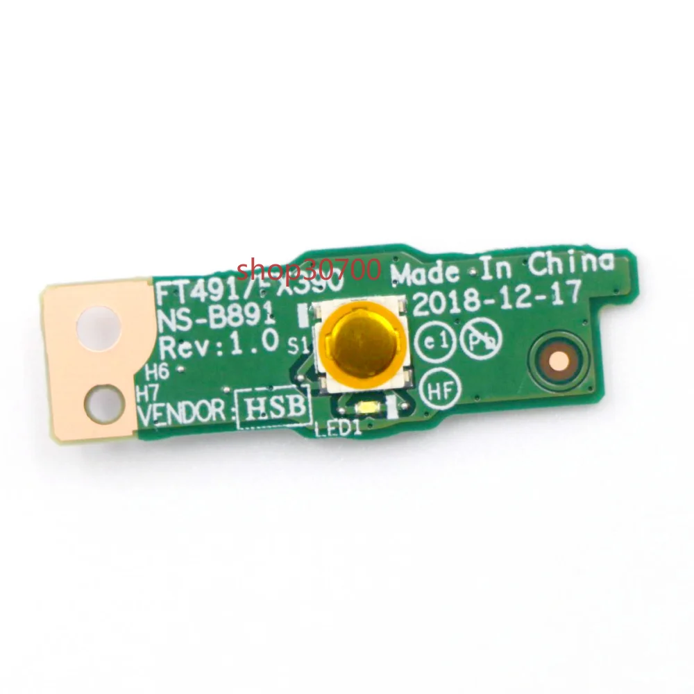 For original Lenovo Thinkpad X390 X395 T490S switch board, power boot board 01YN264