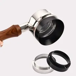 Anillo de dosificación de café expreso de aluminio, embudo de dosificación magnético, accesorios de café, 51mm, 53mm, 54mm, 58mm