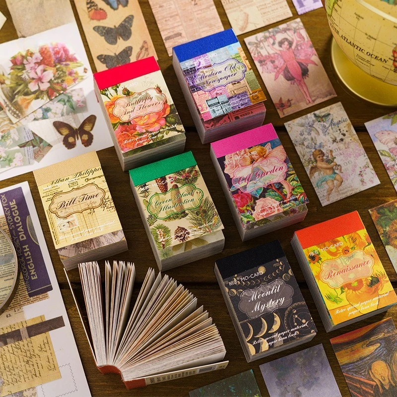 

100pcs/1 lotThis memory collection series of retro collage Terra DIY decorations base paper