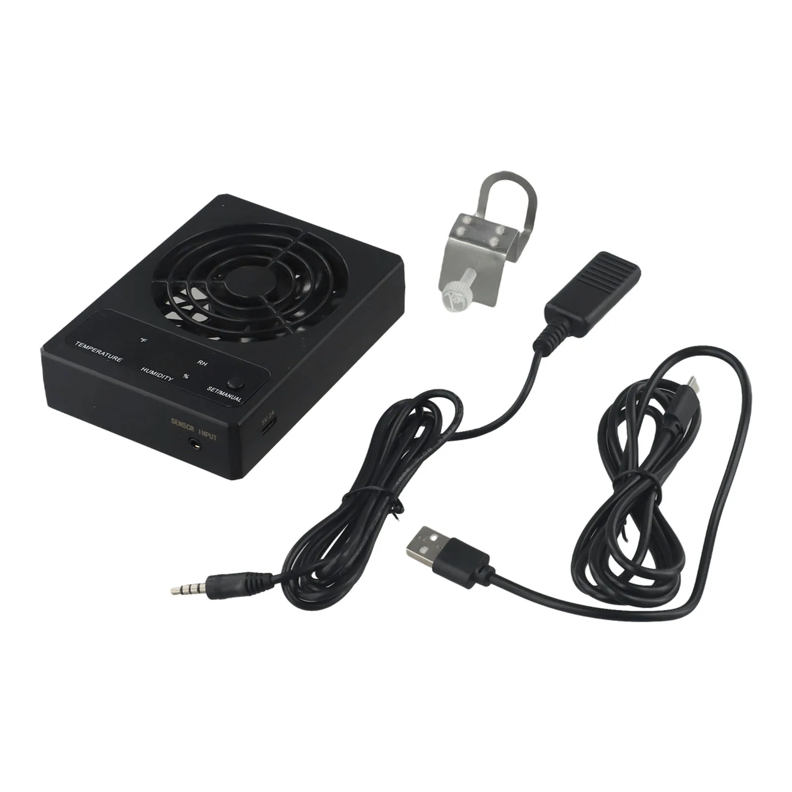 1pcs Ventilation Fan For Reptile Enclosure Automatic Humidity Control Quiet Cooling Air Circulation For Rainforest Terrarium