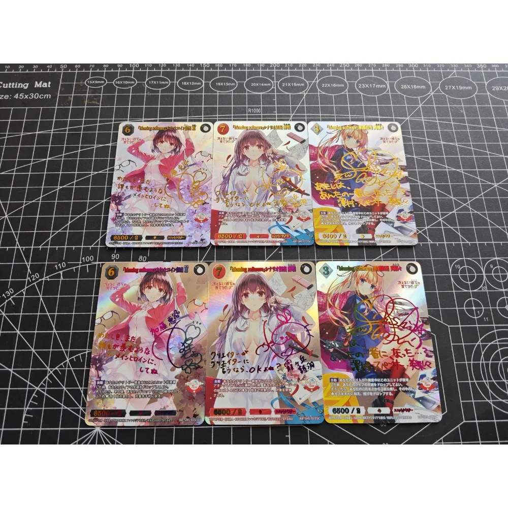 DIY Megumi Kato Kasumigaoka Utaha Eriri Spencer Sawamura Anime Peripheral Game Collection Card Holiday Gift