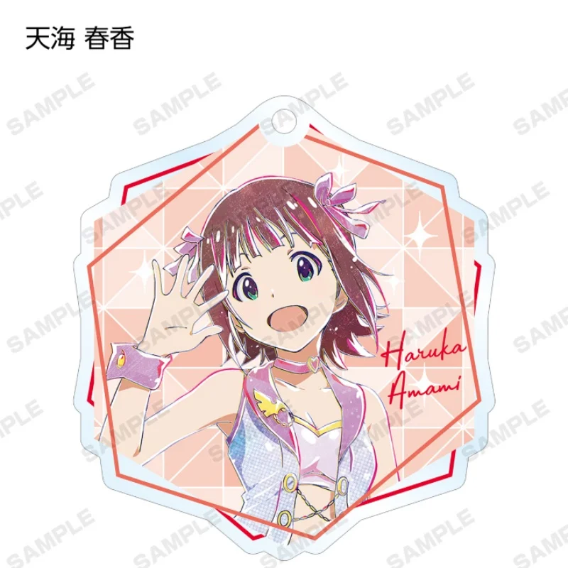 Cell Phone Pendant  Cartoon THE iDOLM@STER MILLION LIVE! Figure Decoration Bag Car Key Ring Charm Gift Anime Acrylic Keychain