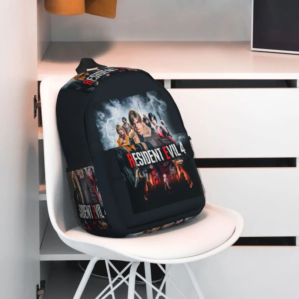 Resident Evils 4 Funny Games RE4 Backpack Student BookBag Boys Girls School Bag Laptop Shoulder Bags view 6