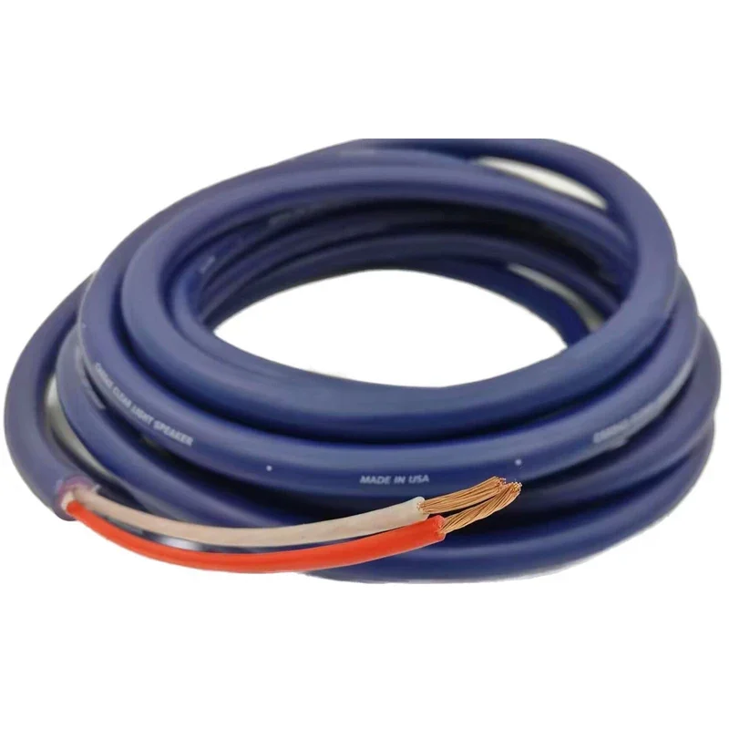 كابل مكبر صوت HiFi خفيف شفاف من Audiophile Cardas، سلك مكبر صوت من النحاس النقي للغاية